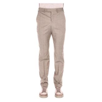 Pantaloni Torino Pantalone in flanella di lana Super 110s Comfort Master fit - male - PT Torino - Chinos - Beige - S - Trousers