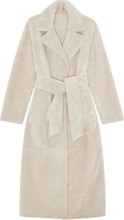 Remain Badkleding - Dames - Jas met riem - Beige - S - Jassen