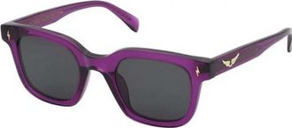 Zadig&Voltaire Womens SZV401V4801F5 SZV401V 48 4801F5 Sunglasses - Purple - One Size