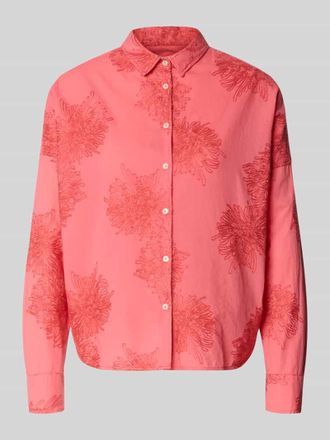 0039 Italy 0039 Italy Regular Fit Bluse mit Stitchings Modell LUCY in Koralle, Gr&ouml;&szlig;e XXL