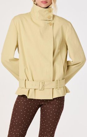 ASTR the Label Theo Belted Jacket in Tan at Nordstrom, Size X-Small