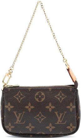 Louis Vuitton Pre-owned Mini Bags, female, Brown, Size: ONE SIZE Pre-owned Chain Handle Bag