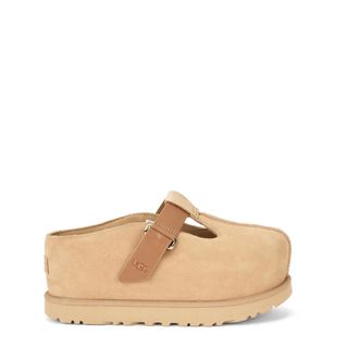 UGG Mules, female, Beige, Size: 8 US Goldenstar Hi Clog