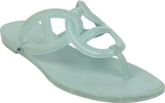 Herm&egrave;s Womens Leather Sandal (Authentic Pre-Loved)