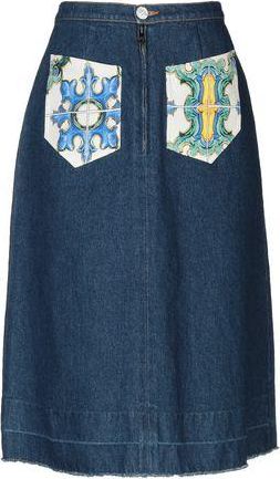 Dolce & Gabbana BOTTOMWEAR - Denim skirts sur YOOX.COM