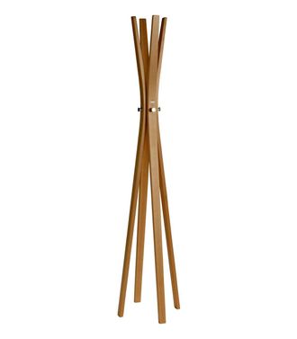HERDASA Herdasa - Perchero Mod. 455 Acabado Lacado Cerezo, 182cm(alto) 42cm(ancho) 42cm(largo)