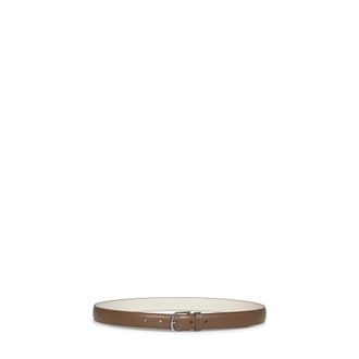 Toteme Thin Leather Belt - female - Tot&ecirc;Me - Belts - Brown - 70 CM - Accessories