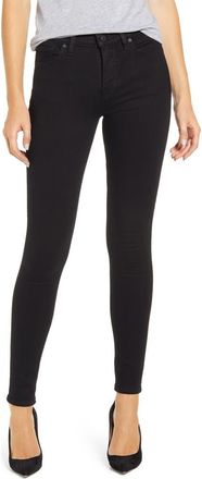 Hudson Nico Mid-Rise Super Skinny in Black at Nordstrom, Size 24