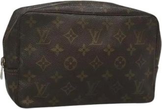 Louis Vuitton Pre-owned Clutches, female, Brown, Size: ONE SIZE Pre-owned Canvas Clutch