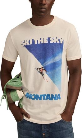 Lucky Brand Ski Montana Graphic T-Shirt in Turtledove at Nordstrom, Size Xx-Large