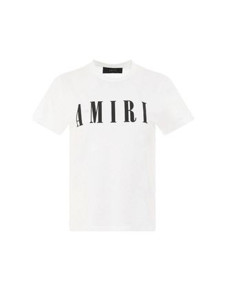 Amiri Womens Amiri Core Logo White T-Shirt - Size: 10/8