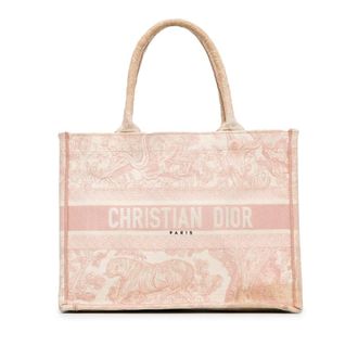 Dior Pre-owned Dior Medium Canvas Embroidered iviera Toile De Jouy Book Tote Ladies B6ZYY0N8T9U4JKGI