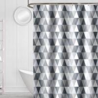 OEM Cortina De Ducha De 200 X 220 Cm (200 Cm De Ancho, 220 Cm De Alto), Impermeable, Antibacteriana, De Poli&eacute;ster Antimoho, Lavable, Con 12 Anillas - Crez