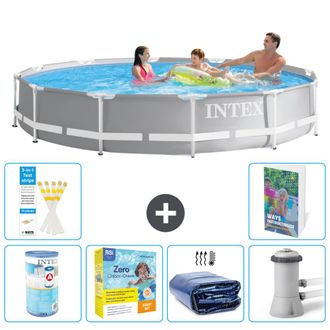 Intex Piscina Prism Frame Redonda - 366x76 Cm - 7-piezas S50
