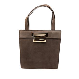 Gucci Pre-owned Gucci Suede Square G Handbag Ladies ZXSZA9QI2JS9WDWA