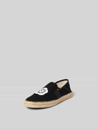 Kenzo Espadrilles mit Label-Detail in Black, Gr&ouml;&szlig;e 37