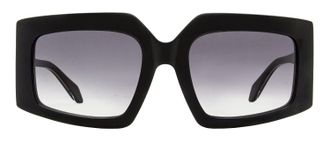 Just Cavalli SJC020K Butterfly Snakeskin Sunglasses - Black