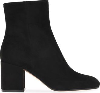 Gianvito Rossi Joelle 70mm suede boots - women - Suede - 37.5 - Black