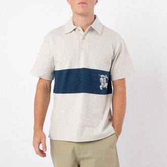 Burberry EKD Striped Cotton Polo Shirt, Size X-Small