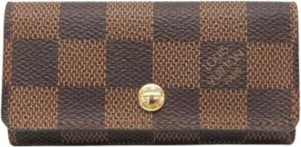 Louis Vuitton Pre-owned Canvas key-holders - unisex - Vintage Accessoires - Bruin - ONE Size - Vintage