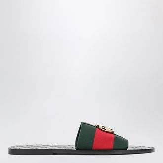 Gucci Slide Riviera in pelle neri
