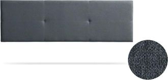 Moonia Moonia - Cabecero Tapizado Alma Acualine 100x50x5 Cm - Gris Oscuro