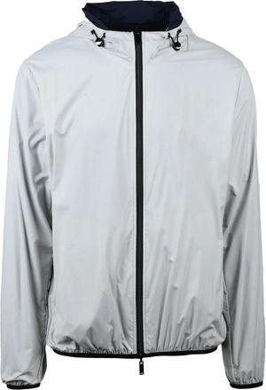 Sunstripes White Reversible Zip-Up Windbreaker Jacket