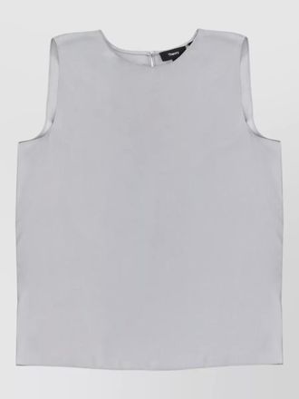 Theory silk georgette tank top