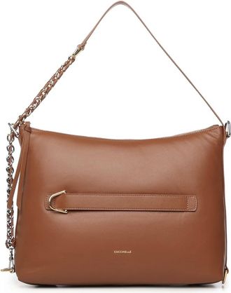 Coccinelle Shoulder Bags, female, Brown, Size: ONE SIZE Shoulder Bag