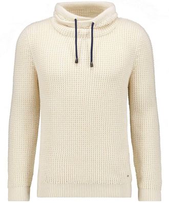 Ragman Rollkragenpullover RAGMAN, Herren, Gr. 52, beige (ecru), 100% Baumwolle, ohne Ausschnitt, Pullover Rollkragenpullover