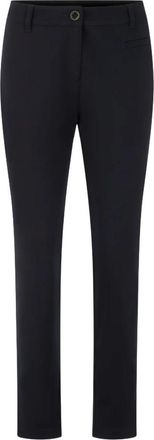 Marc Cain Silea Slim Fit Broeken - Dames - Slim Fit Broeken - Blauw - L - Katoen - Broeken