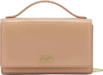 Marc Jacobs The Glam Mirror Mini Bag Cross Body Womens Handbags Camel, Leather
