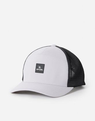 Rip Curl Mens Rip Curl Mens Vaporcool Flexfit Snapback Trucker Cap - Grey - Size: ONE size