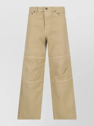 Burberry cotton wide-leg trousers
