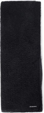 Ann Demeulemeester Tuva knitted scarf - Black