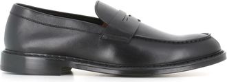 Doucal's Leren Loafer - Heren - Loafers - Zwart - 44 EU - Leer - Schoenen