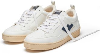 FlamingosLife Sneaker FLAMINGOS LIFE ROLAND V.10, Damen, Gr. 36, weiss (wei&szlig; indigo ivory), Synthetik, Textil, Schuhe Sneaker, veganer Sneaker, Obermaterial aus 70%