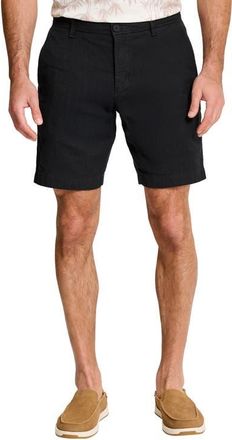 Tommy Bahama Beach Coast Linen Blend Shorts in Black at Nordstrom, Size 42 X 11