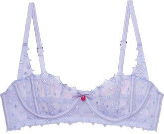 Fleur du Mal Reggiseno Love Lock - Blu