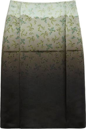 Jil Sander Gonna midi a fiori - Verde