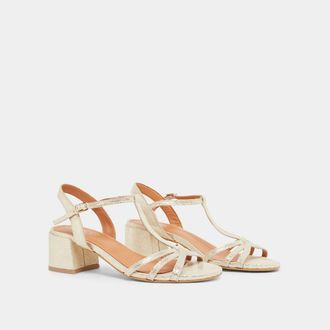 Jonak Lederen slingback sandalen Adelia, gemaakt in Europa
