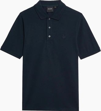 Lyle & Scott Mens Lyle & Scott Superfine Polo Shirt DARK NAVY - Size: 42