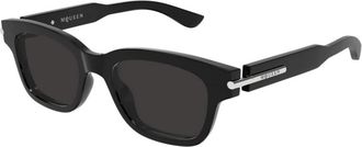 Alexander McQueen Zonnebrillen - unisex - Zonnebrillen - Zwart - 51 MM - Nylon - Accessoires