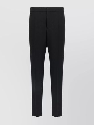 Saint Laurent wool straight-leg trousers