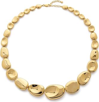 Monica Vinader Aria Collar Necklace in 18K Gold Vermeil at Nordstrom