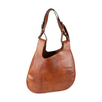 Fay leren hobo tas - jaren 10