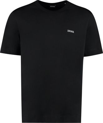 Ermenegildo Zegna Logo Cotton T-shirt