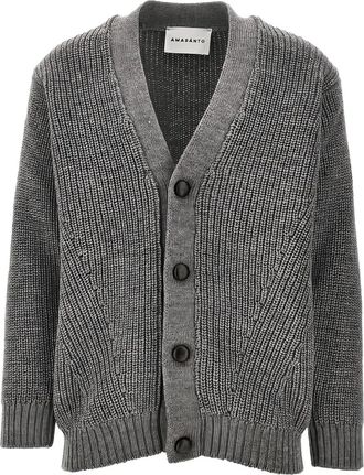 Amaranto buttoned cardigan - Grey