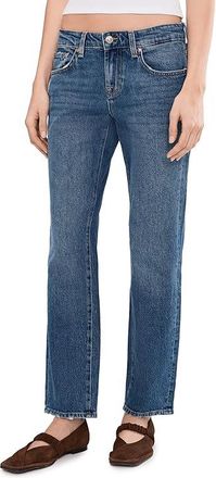 7 For All Mankind Low Cigarette in Explorer Womens Jeans Explorer : 24 30, Cotton/Denim/Elastane