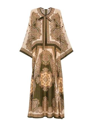Zimmermann Mahon Printed Silk Dress
